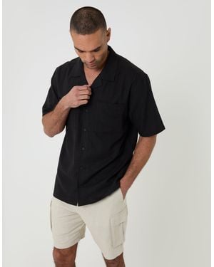 Threadbare Linen Blend Cargo Shorts - Natural