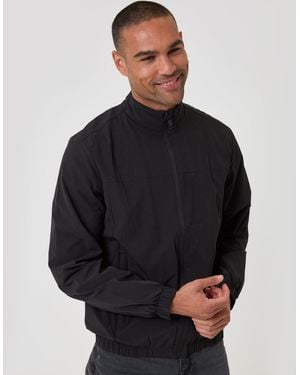 Threadbare Showerproof Ripstop Harrington Jacket - Black