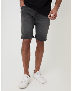 Threadbare Denim Shorts - Black