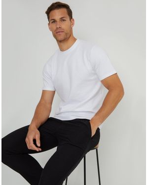 Threadbare Textured T-Shirt - White