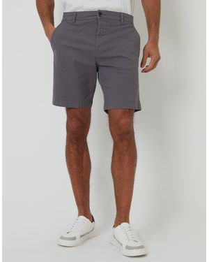 Threadbare Regular Fit Stretch Chino Shorts - Grey