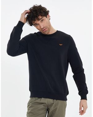 Threadbare Crew Neck Sweatshirt - Blue