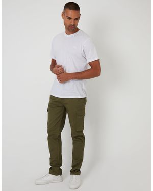 Threadbare Slim Fit Cargo Style Trouser - Green