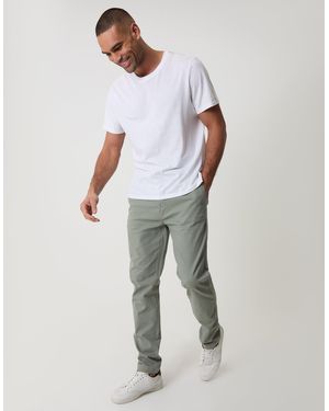 Threadbare Slim Fit Chino Trousers - Grey