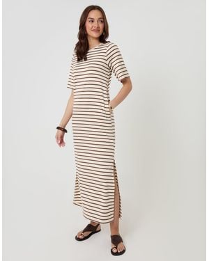 Threadbare Jersey Maxi T-Shirt Dress - Natural