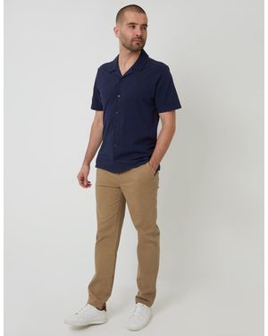 Threadbare Elasticated Waist Chino Trousers - Natural