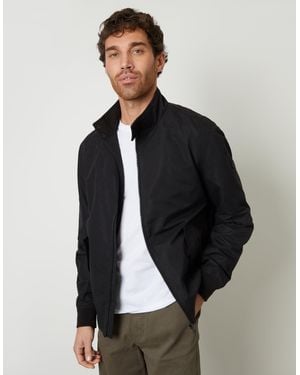 Threadbare Zip Up Harrington Jacket - Blue