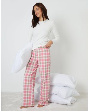 Threadbare Long Sleeve Crew Neck Pyjama Set - Pink