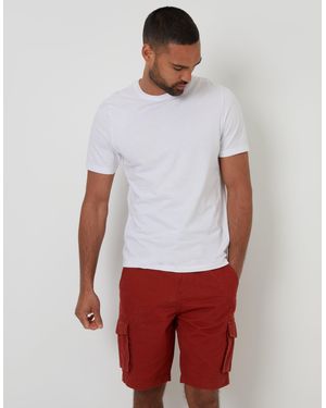 Threadbare Cargo Shorts - White