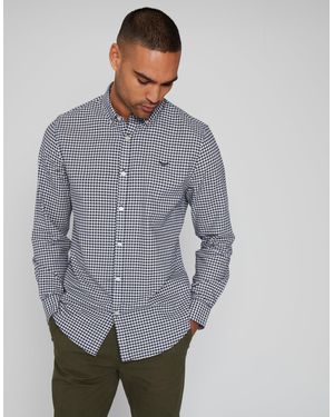 Threadbare Cotton Long Sleeve Shirt - Grey