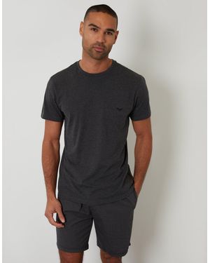 Threadbare T-Shirt & Shorts Pyjama Set - Black