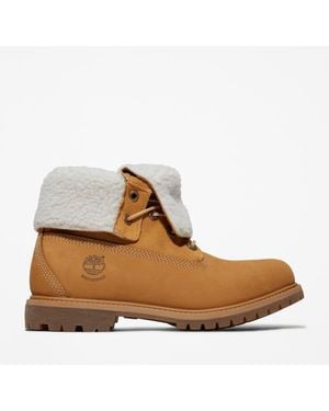 Timberland Warm-Lined Waterproof Roll-Top Boot For - Brown