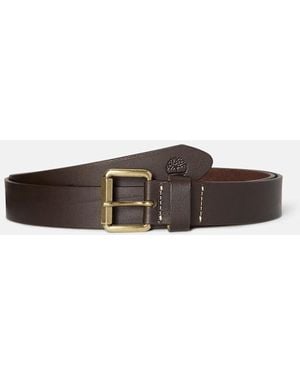 Timberland Casual Heritage Leather Belt For - Brown