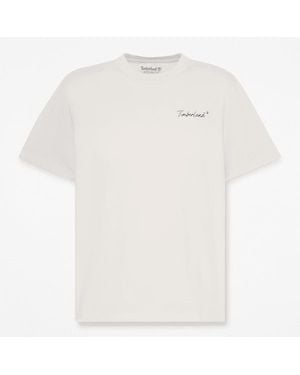 Timberland New Hampshire Heritage Graphic T-Shirt For - White