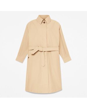 Timberland Water-Repellent Long Mac Coat For - Natural