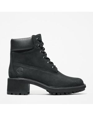 Timberland Kinsley Mid Waterproof Boot For Women In Black, Woman, Black, Size: 3.5