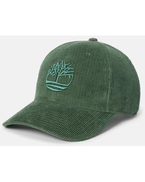 Timberland Corduroy Baseball Cap For - Green