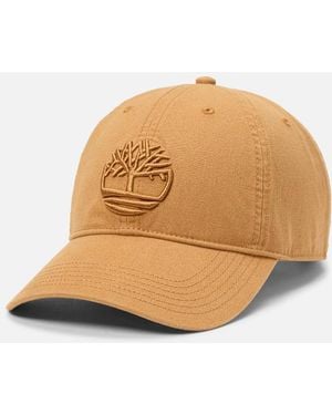 Timberland Soundview Embroidered Baseball Cap - Natural