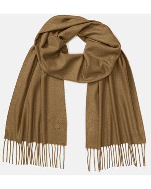 Timberland Solid Woven Scarf In Yellow, Yellow - Green