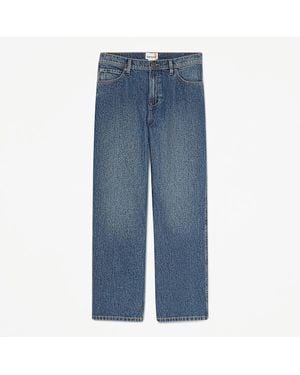 Timberland Sandown Embroidered Denim Trouser For - Blue