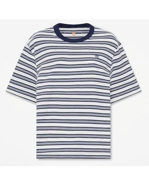 Timberland Striped Short-Sleeve T-Shirt For - Blue
