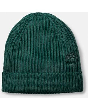 Timberland Wool Blend Beanie - Green