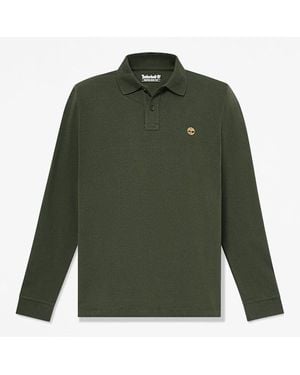 Timberland Oyster River Regular Long-Sleeve Polo For - Green