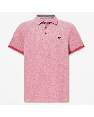 Timberland Baboosic Brook Oxford Short-Sleeve Polo For - Pink