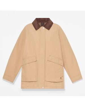 Timberland Wenham Water-Repellent Insulated Barn Coat For - Natural
