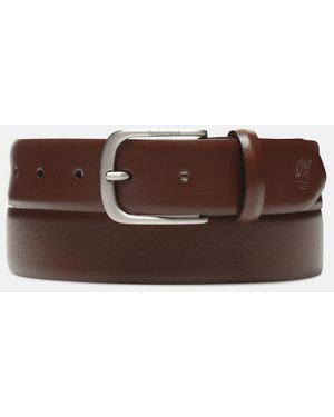 Timberland Packard Hill Leather Belt For - Brown