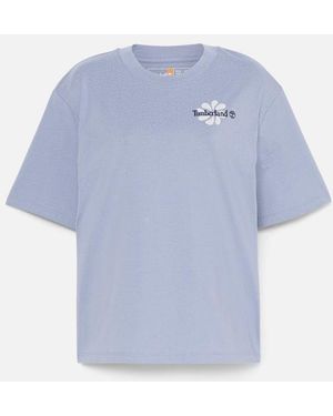 Timberland Graphic Short-Sleeve T-Shirt For - Blue