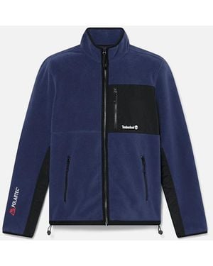 Timberland Sherburne Polartec Fleece Jacket For Men In Dark Blue, Man, Blue, Size: 3xl