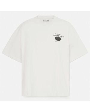 Timberland Beef & Broccoli Graphic T-Shirt For - White