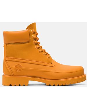 Timberland Heritage 6 Inch Rubber Toe Boot - Orange