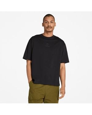 Timberland Hampton Tonal Stack Logo T-shirt For Men In Black, Man, Black, Size: 3xl