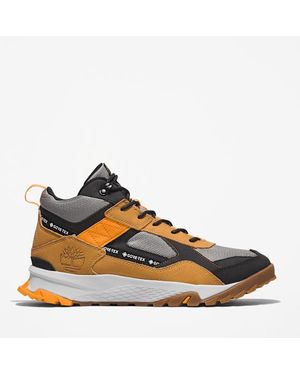 Timberland Lincoln Peak Waterproof Hiking Boot For Men In Yellow, Man, Yellow, Size: 6.5 - Blue