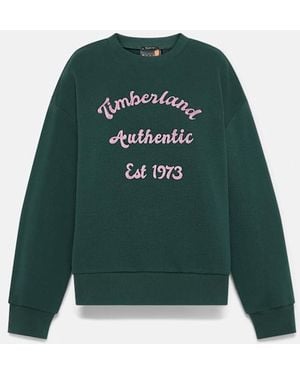 Timberland Brushed Back Crewneck Sweatshirt For - Green