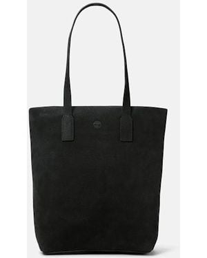 Timberland Soft Leather Tote Bag For - Black