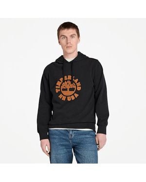 Timberland Holiday Graphic Hoodie For - Black