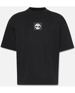 Timberland Building Blocks Short-sleeve Graphic Tee In Black, Black, Size: 3xl