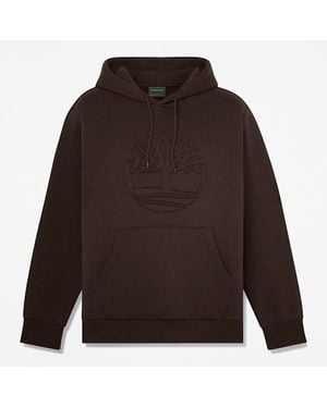 Timberland Wareham Tree Logo Patch Hoodie For - Brown
