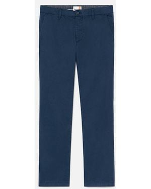 Timberland Claremont Twill Chino Straight Trouser For - Blue