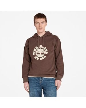 Timberland Holiday Graphic Hoodie For - Brown