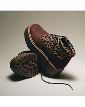Timberland Leopard Platform Stone Street Chukka Boot For - Brown