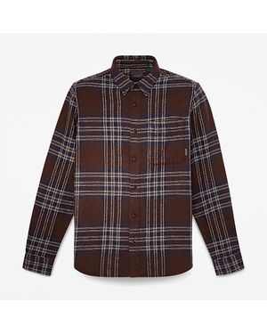 Timberland Check Regular Shirt For - Brown