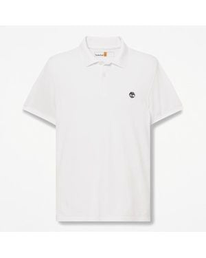 Timberland Millers River Short-Sleeve Stretch Polo For - White