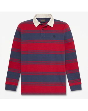 Timberland Rugby Long-Sleeve Polo For - Red