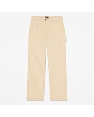 Timberland Canvas Straight Trouser For - Natural