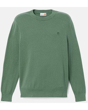 Timberland Johns River Cotton Crewneck Jumper For - Green