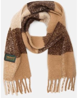 Timberland Woven Tassel Scarf For - Brown